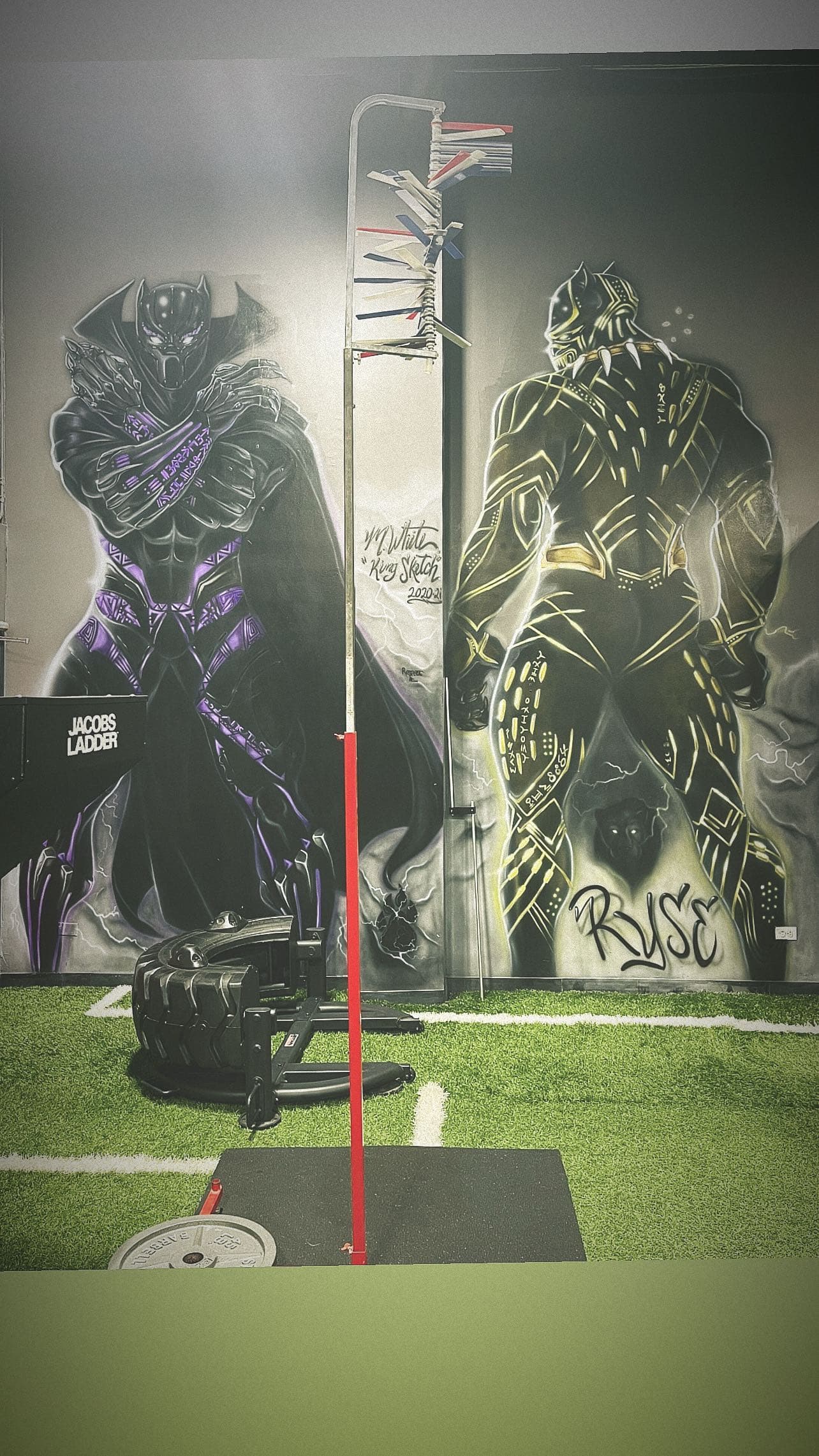 Ryse graffiti wall art